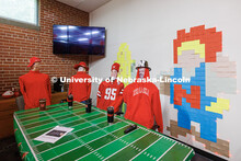 Winner of Category 2 (multiple doors/entryway): Business and Finance Center #136. Homecoming 2025 Hu