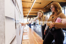 Architecture 311 - Architectural Design Studio critiques at the HDR Pavilion Lobby inside Architectu
