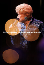 Singer Marilyn Maye performs inside the Lied Center. Johnny Carson’s 100th Birthday Celebration. O
