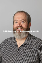 Studio portrait of Portrait of Carson McTeer, Lecturer of Tuba and Euphonium for the Glenn Korff Sch