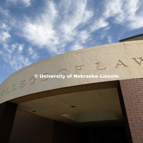 Ross McCollum Hall houses the University of Nebraska Law College. Pictured; Exterior of McCollum Hall. 100506, Photo by Craig Chandler / University Communications