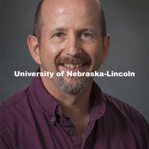 Pictured; Jeffry Eckels, Music. Academic Affairs, New Faculty Orientation, Studio Portrait. 100818, Photo by Greg Nathan, University Communications Photographer.