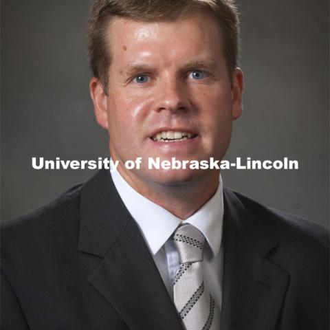 Pictured; John Guretzky, Grassland Systems Ecologist. Academic Affairs, New Faculty Orientation, Studio Portrait. 100818, Photo by Greg Nathan, University Communications Photographer.