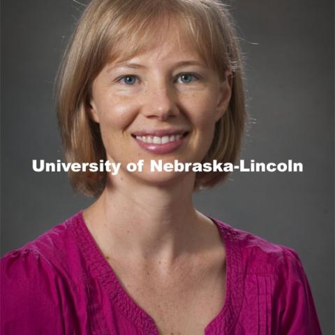 Pictured; Stacey Smith, Assistant Professor, School of Biological Sciences, Academic Affairs, New Faculty Orientation, Studio Portrait. 100818, Photo by Greg Nathan, University Communications Photographer.