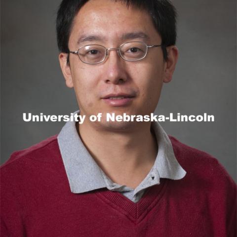 Pictured; Xue Liu, Associate Professor, Computer Science and Engineering, Academic Affairs, New Faculty Orientation, Studio Portrait. 100818, Photo by Greg Nathan, University Communications Photographer.