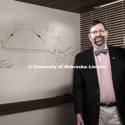 Professor Timothy Gay of Physics for Nebraska Lecture series Spring 2013. Photo by Craig Chandler / University Communications