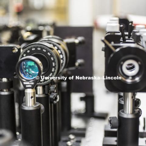 Martin Centurion physics lab.  Jorgensen Hall. October 1, 2014. Photo by Craig Chandler / University Communications