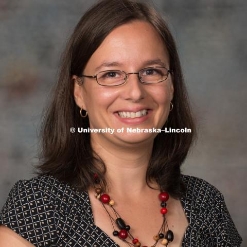 Studio portrait of Reka Howard, Assistant Professor. Statistics. New Faculty Orientation. August 29, 2016. Photo by Greg Nathan, University Communication Photography.