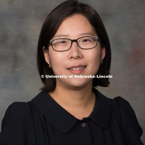 Studio portrait of Jessica Namkung, Assistant Professor, CEHS. New Faculty Orientation. August 29, 2016. Photo by Greg Nathan, University Communication Photography.