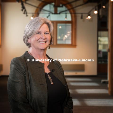 Katherine Ankerson, Dean for the College of Architecture. Faculty / Staff photo shoot. October 27, 2016. Photo by Greg Nathan, University Communication Photography.