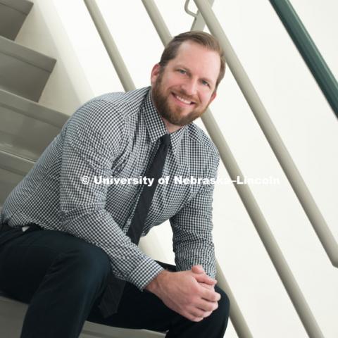 Andrew Willis, Lecturer, Community and Regional Planning. College of Architecture. Faculty / Staff photo shoot. October 27, 2016. Photo by Greg Nathan, University Communication Photography.