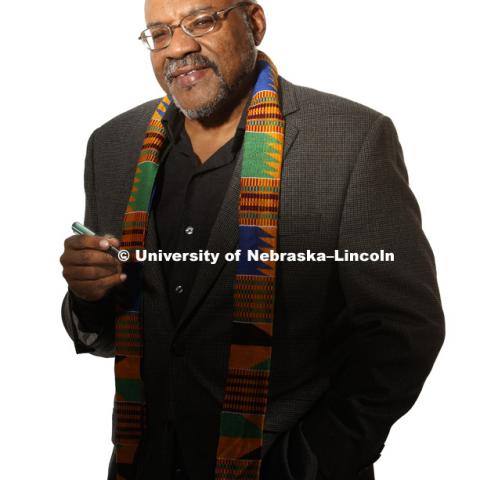 Kwame Dawes, Professor English for the College of Arts and Sciences. December 12, 2016. Photo by Craig Chandler / University Communication.