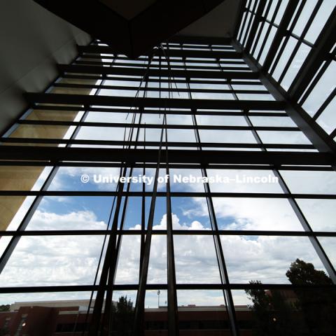 First day of classes on campus and at the new College of Business Howard L. Hawks Hall. August 21, 2017. Photo by Craig Chandler / University Communication.