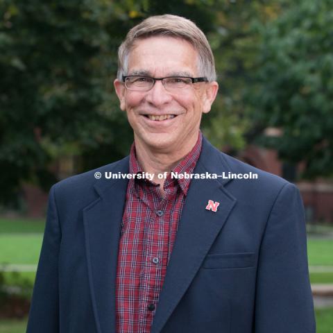 Dennis Brink, professor of Animal Science, College of Agricultural Science and Natural Resources. October 3, 2017. Photo by Greg Nathan, University Communication Photography.