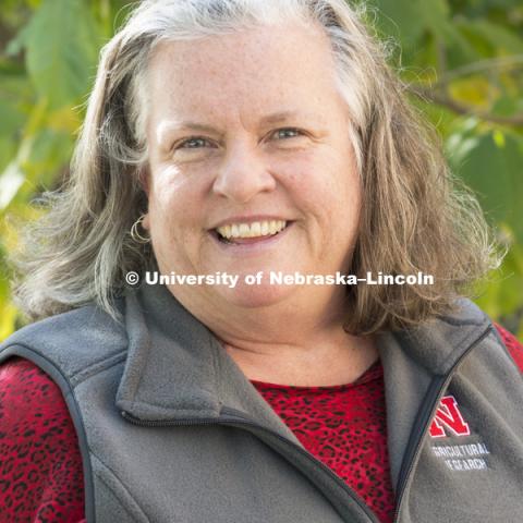 Deb Hamernik, Associate Dean and Associate Director for the Agricultural Research Division. October 23, 2017. Photo by Greg Nathan, University Communication Photography.