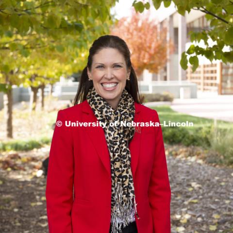 Shelley Zaborowski, Alumni Association Executive Director. November 2, 2017. Photo by Greg Nathan, University Communication.