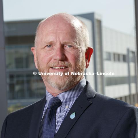 Peter G. McCornick, Executive Director of Water for Food.  July 24, 2018. Photo by Craig Chandler / University Communication