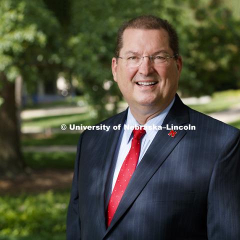 Robert "Bob" Wilhelm, Vice Chancellor for Research and Economic Development. July 26, 2018. Photo by Craig Chandler / University Communication.