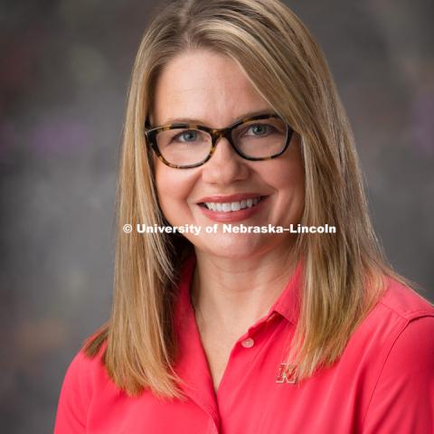 Studio portrait of Shari Stenberg, English Professor for the College of Arts and Sciences, Acting Director and Chair for Women’s and Gender Studies. July 30, 2018. Photo by Greg Nathan, University Communication Photography.