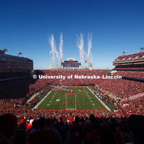 Nebraska vs. Minnesota football. October 20, 2018. Photo by Craig Chandler / University Communication.