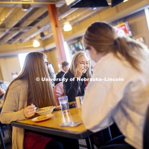 University Housing has started offering an allergen-free meal option  in its Harper-Schramm-Smith Dining Center. This option is available every meal, seven days a week starting in January. January 24, 2019. Photo by Craig Chandler, University Communication.