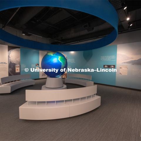 Cherish Nebraska opens to the public on Saturday, February 16 in the University of Nebraska State Museum in Morrill Hall. The new exhibit spaces celebrate Nebraska's natural heritage - the diversity of life that has been shaped over the millennia by Nebraska's changing environments. February 13, 2019. Photo by Greg Nathan / University Communication.