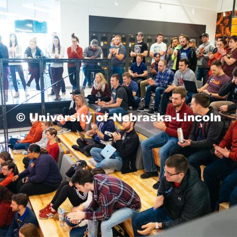 Hudl headquarters.  Lincoln, Nebraska.  For use only in UNL sites and not for outside use. March 21, 2019. Photo courtesy Hudl