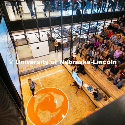 Hudl headquarters.  Lincoln, Nebraska.  For use only in UNL sites and not for outside use. March 21, 2019. Photo courtesy Hudl