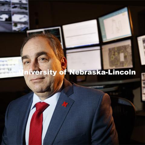 Mario Scalora, Director of the Public Policy Center and Professor of Psychology, is a 2019 IDEA winner from the University of Nebraska. April 4, 2019. Photo by Craig Chandler / University Communication.