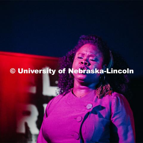 The University of Nebraska-Lincoln Glenn Korff School of Music’s Opera program presented Violet on Friday, April 12 at 7:30 p.m. and then again on Sunday, April 14 at 3 p.m. in Room 130 of the Westbrook Music Building. Students rehearse the day before opening day. April 11, 2019. Photo by Justin Mohling / University Communication.