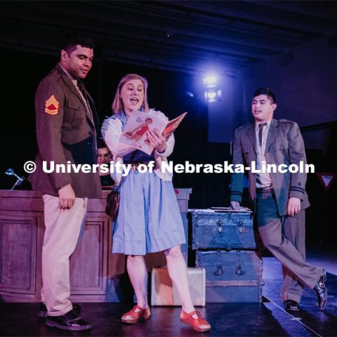 The University of Nebraska-Lincoln Glenn Korff School of Music’s Opera program presented Violet on Friday, April 12 at 7:30 p.m. and then again on Sunday, April 14 at 3 p.m. in Room 130 of the Westbrook Music Building. Students rehearse the day before opening day. April 11, 2019. Photo by Justin Mohling / University Communication.