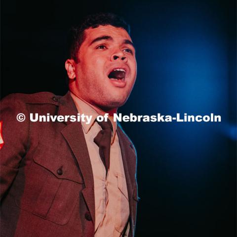 The University of Nebraska-Lincoln Glenn Korff School of Music’s Opera program presented Violet on Friday, April 12 at 7:30 p.m. and then again on Sunday, April 14 at 3 p.m. in Room 130 of the Westbrook Music Building. Students rehearse the day before opening day. April 11, 2019. Photo by Justin Mohling / University Communication.