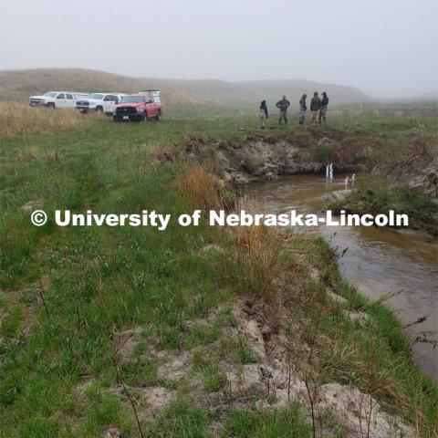 Researchers with the University of Nebraska-Lincoln take groundwater samples from the Loup River in the Sandhills of Nebraska . By sampling groundwater and determining its age, they hope to determine whether predictions for groundwater discharge rates and contamination removal in watersheds are accurate. 


190514 Troy Gilmore