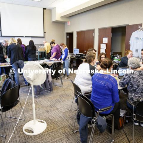 Library Innovation Studios training for rural Nebraska librarians being taught by Nebraska Innovation Studio in the Atrium building in downtown Lincoln, Nebraska. May 22, 2019. Photo by Craig Chandler / University Communication.