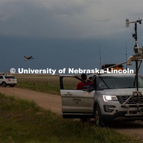 Student photos from summer of 2019 TORUS chase. Adam Houston, Professor of Earth and Atmospheric Sciences, led the TORUS project — the most ambitious drone-based investigation of severe storms and tornadoes ever conducted — chased supercells for more than 9,000 miles across five states this summer. The project, led by Nebraska's Adam Houston, features more than 50 scientists and students from four universities. The 2019 team included 13 Huskers — 10 undergraduates and three graduate students. The $2.5 million study is funded through a $2.4 million, three-year grant from the National Science Foundation with additional support provided by the National Oceanic and Atmospheric Administration. June 25, 2019. Photo provided to University Communication.