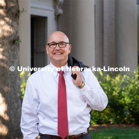 Michael J. Boehm, University of Nebraska Vice President for Agriculture and Natural Resources and Harlan Vice Chancellor of the Institute of Agriculture and Natural Resources (IANR) at the University of Nebraska–Lincoln. Photo for the 2019 publication of the Strategic Discussions for Nebraska magazine. June 26, 2019. Photo by Greg Nathan, University Communication.