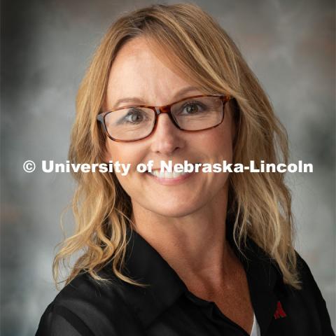 Studio portrait of Colleen Cameron, Academic Success Coach, First-Year Experience and Transition Programs. July 16, 2019. Photo by Greg Nathan / University Communication.