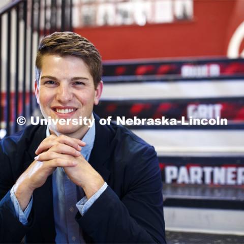 Brennan Costello has been named a 2019-2020 Kirchner Food Fellow. He is one of three students in the nation to receive the honor. Engler Entrepreneur program. August 14, 2019. Photo by Craig Chandler / University Communication.