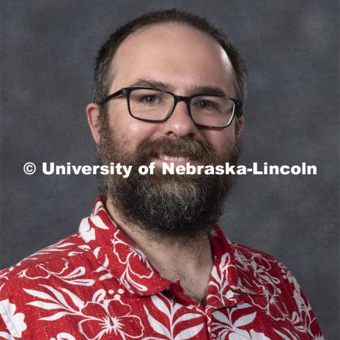 Studio portrait of Paul Dion, Assistant Professor of Practice, Finance. New Faculty. August 21, 2019. Photo by Greg Nathan / University Communication Photography.