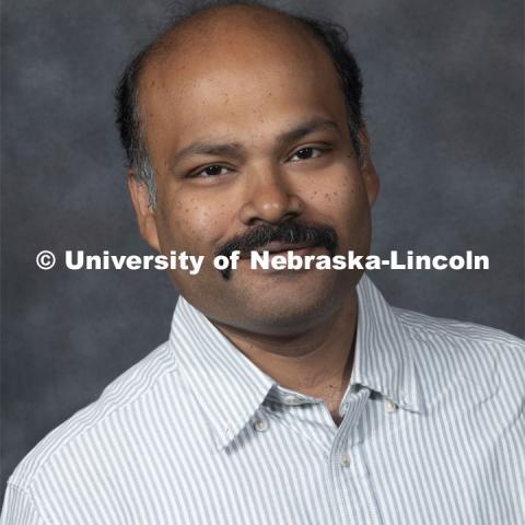 Studio portrait of Souparno Ghosh, Associate Professor, Statistics. New Faculty. August 21, 2019. Photo by Greg Nathan / University Communication Photography.