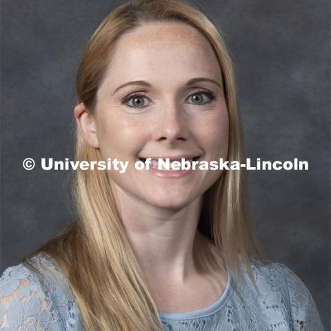 Studio portrait of Amy Walton, Assistant Professor of Practice, School of Veterinary Medicine and Biomedical Sciences. New Faculty. August 21, 2019. Photo by Greg Nathan / University Communication Photography.