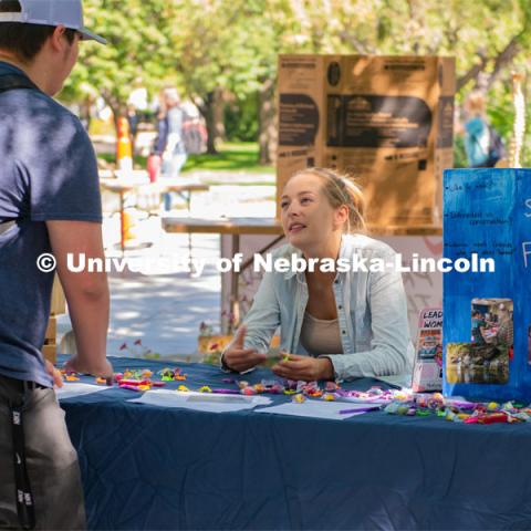 Student Organizations host the RSO Club Fair. This event is a great opportunity for Recognized Student Organizations (RSOs) to recruit new members and highlight the organization’s activities. August 28, 2019. Photo by Gregory Nathan / University Communication.