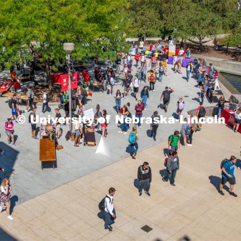 Student Organizations host the RSO Club Fair. This event is a great opportunity for Recognized Student Organizations (RSOs) to recruit new members and highlight the organization’s activities. August 28, 2019. Photo by Gregory Nathan / University Communication.