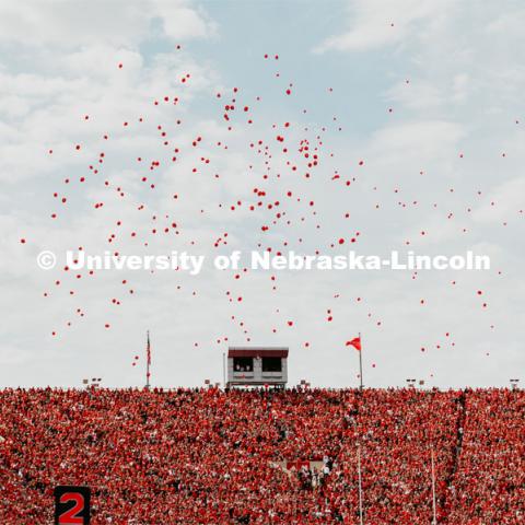 Nebraska vs. Southern Alabama football game. August 31, 2019. Photo by Justin Mohling / University Communication.