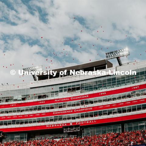 Nebraska vs. Southern Alabama football game. August 31, 2019. Photo by Justin Mohling / University Communication.