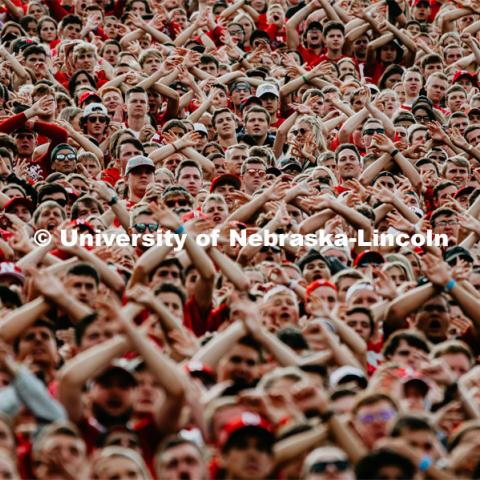 Nebraska vs. Southern Alabama football game. August 31, 2019. Photo by Justin Mohling / University Communication.