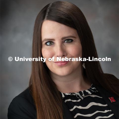 Studio portrait of Stephanie Ninneman, Accounting. September 25, 2019 Photo by Gregory Nathan / University Communication.