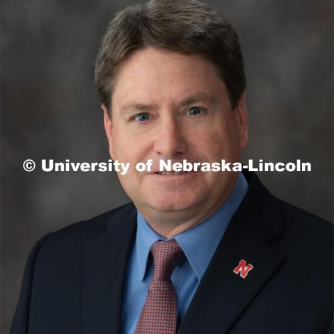 Studio portrait of Phil Berlie, Executive Director – University Budget and Business Operations, Business and Finance. September 30, 2019. Photo by Gregory Nathan / University Communication.