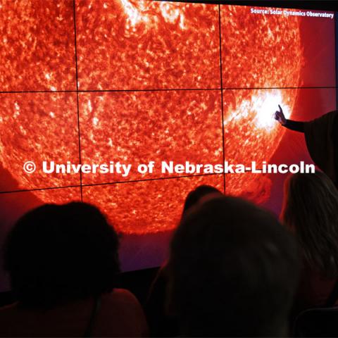 Space Law students tour NASA's Goddard Space Flight Center in Washington D.C. 12th Annual University of Nebraska D.C. Space Law Conference. Space, Cyber and Telecommunications Law program. October 17, 2019. Photo by Craig Chandler / University Communication.