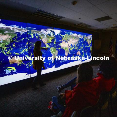 Space Law students tour NASA's Goddard Space Flight Center in Washington D.C. 12th Annual University of Nebraska D.C. Space Law Conference. Space, Cyber and Telecommunications Law program. October 17, 2019. Photo by Craig Chandler / University Communication.